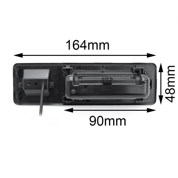 Camera marsarier Bmw X6 F16 F86 (2014-2019), fisheye 720p AHD [4]