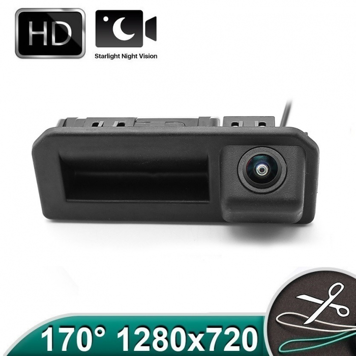 Camera marsarier HD,fisheye, unghi 170 grade cu Night Vision pentru Volkswagen Passat, Polo (2016+) [2]