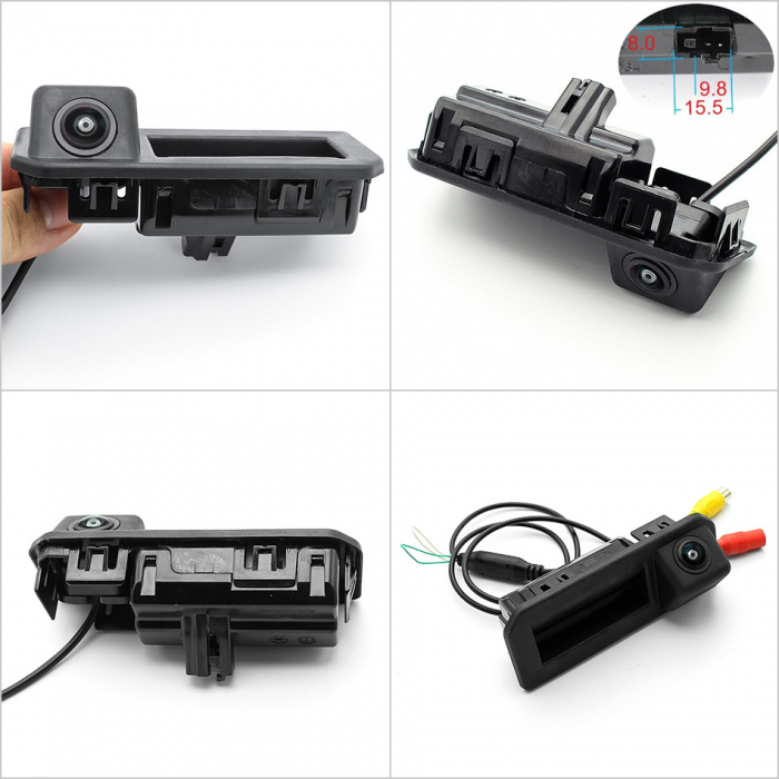 Camera marsarier HD,fisheye, unghi 170 grade cu Night Vision pentru Volkswagen Passat, Polo (2016+) [5]