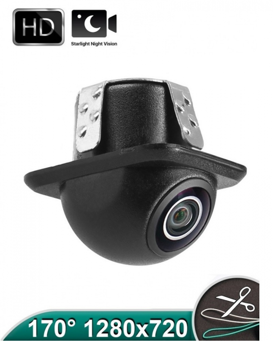 Camera marsarier HD 1280x720P unghi 170 grade cu StarLight Night Vision, Fish Eye, tip dop [2]