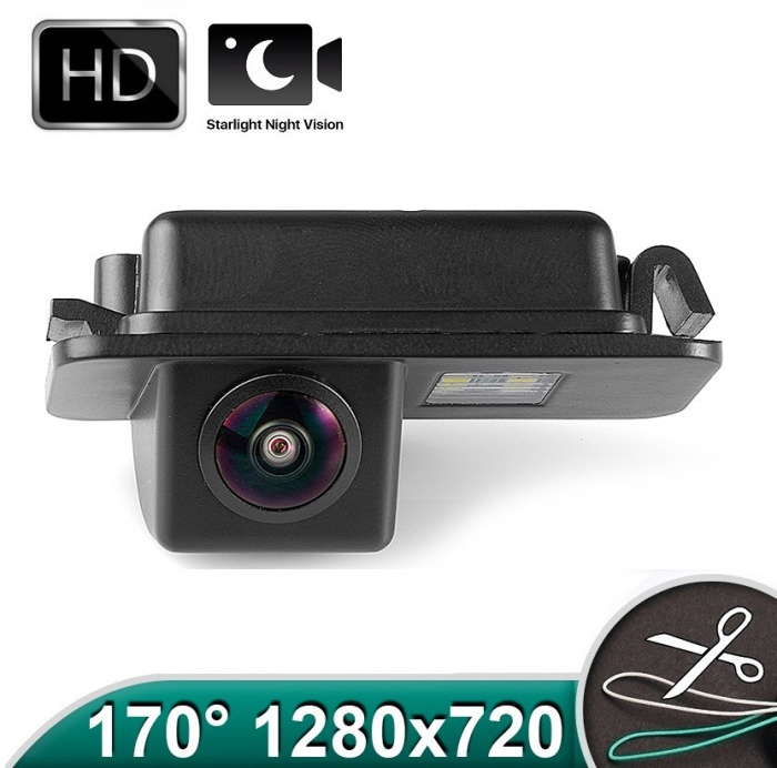 Camera marsarier HD, unghi 170 grade cu StarLight Night Vision FORD KUGA, FOCUS MK3, FIESTA MK6, MONDEO MK4, C-MAX MK2, S-MAX MK1, GALAXY MK3 [2]