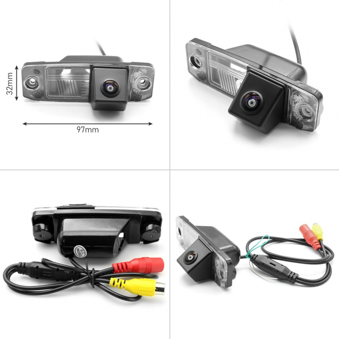 Camera marsarier Hyundai ELANTRA, SONATA, ACCENT, TUCSON, VERACRUZ , HD, unghi 170 grade cu StarLight Night Vision [3]