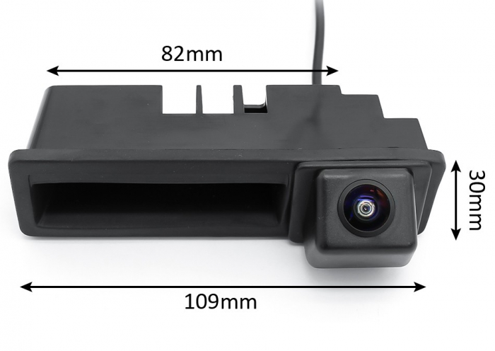 Camera marsarier HD Audi A4 B6, A4 B7, A6 C6 4F, Q7 4L, A3 8P unghi 170 grade cu StarLight Night Vision Fisheye [4]