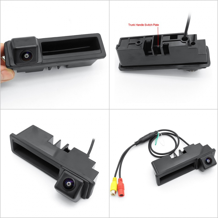 Camera marsarier HD Audi A4 B6, A4 B7, A6 C6 4F, Q7 4L, A3 8P unghi 170 grade cu StarLight Night Vision Fisheye [3]