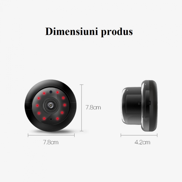 Camera supraveghere HD detectie miscare si aplicatie wifi [9]