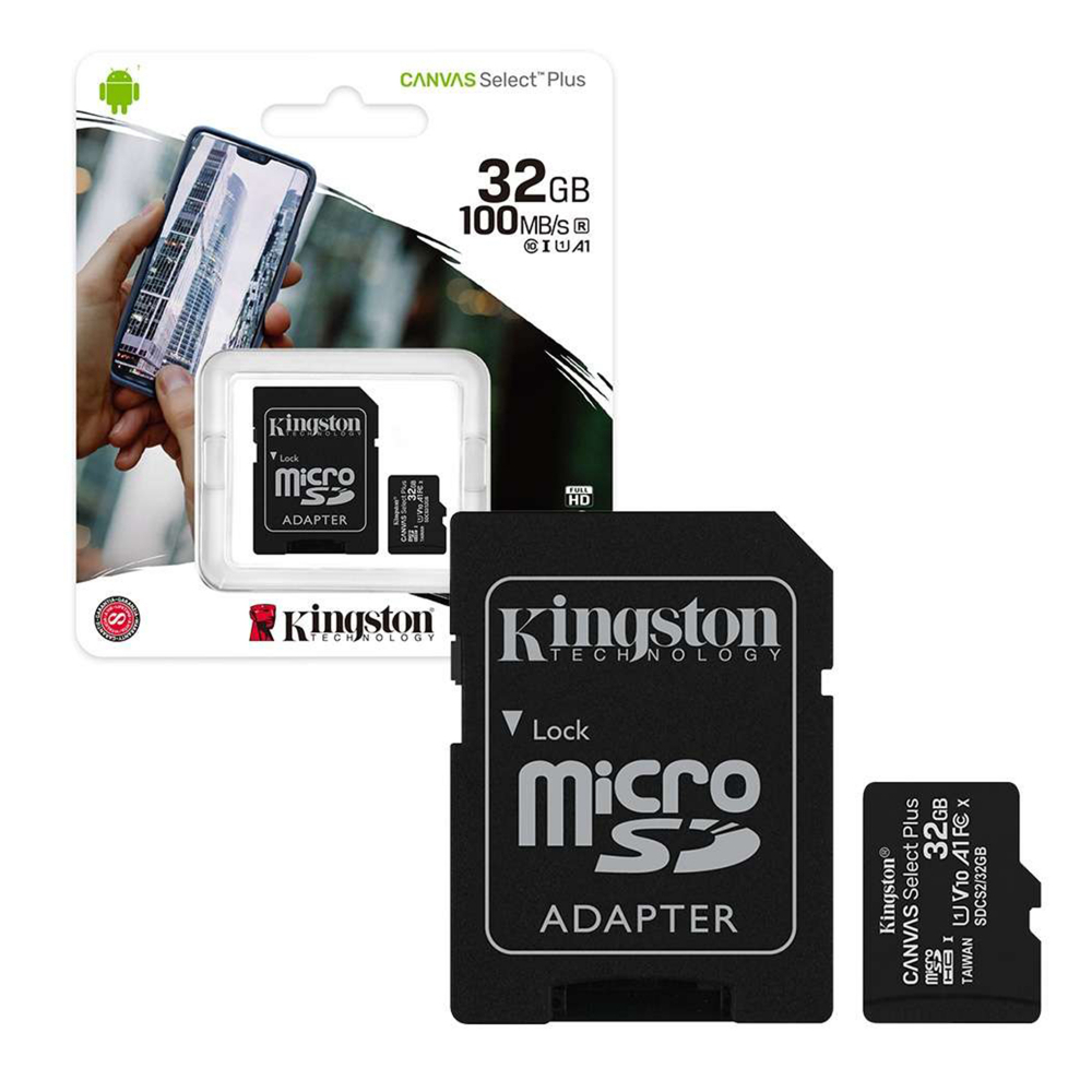 Card de memorie MicroSD Kingston Canvas Select Plus, 32GB, 100MB/s, cu adaptor [6]