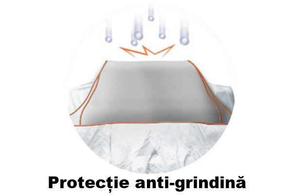 Husa prelata auto exterior ANTI-GRINDINA 530X175X120 CM XL [6]