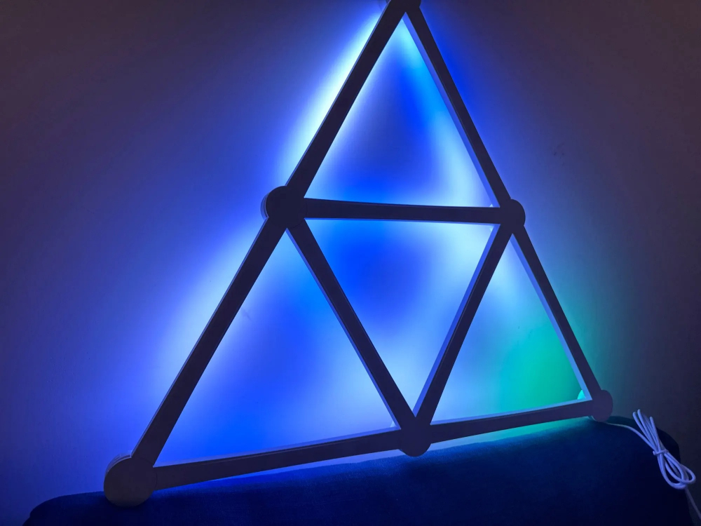 Kit 9 panouri LED RGBW luminoase modulare inteligente, wifi, bluetooth [8]