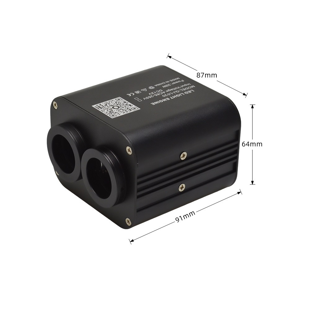 Kit fibra optica plafon instelat auto 16W, TWINKLE, 1100 fire, 3 metri cu aplicatie telefon [5]