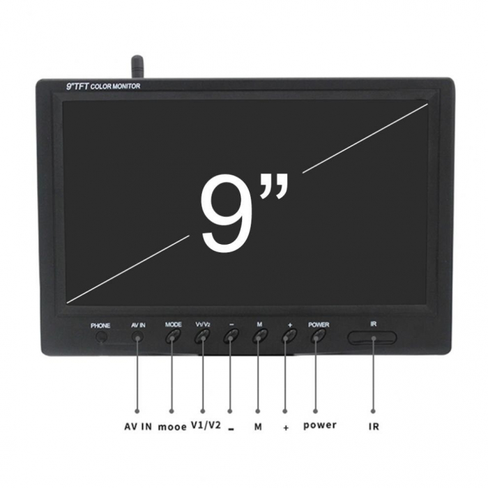 Kit marsarier wireless cu camera si display de 9" 12V~24V, pentru Camioane, Autocare, Bus-uri [6]