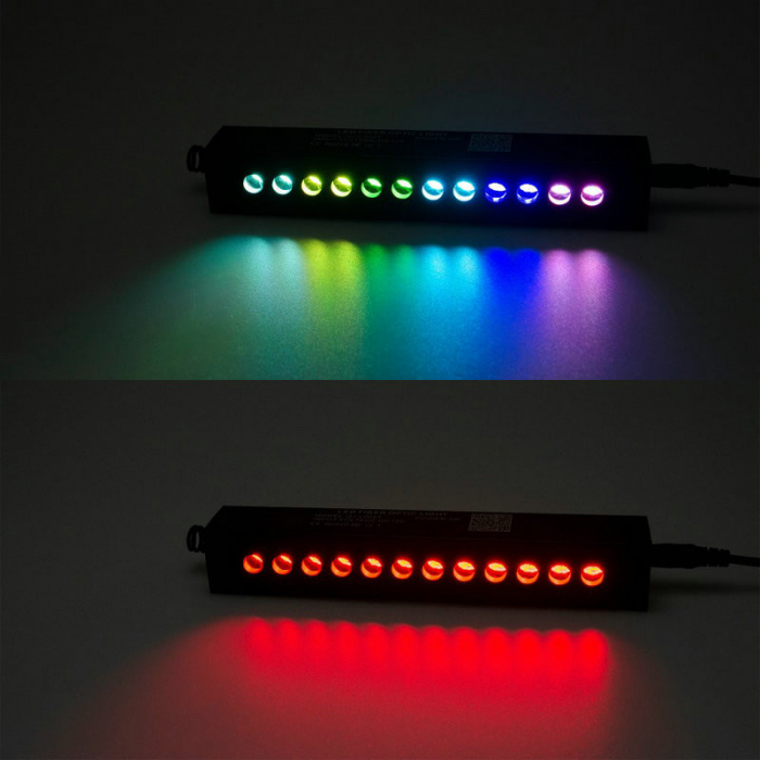 Kit Fibra Optica plafon instelat RGB 9W, 12 canale, 120 fire la 3M [2]