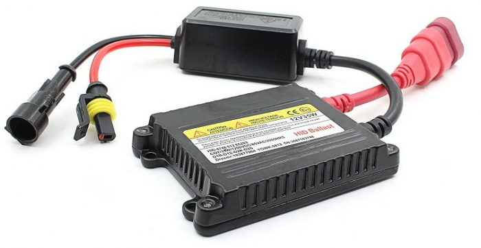 Kit xenon economic balast slim 35W 12V, tip bec H1, 8000K [2]