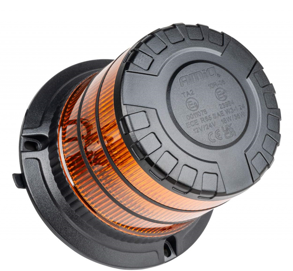 Lampa avertizare luminoasa LED, girofar, 12-24 V [2]