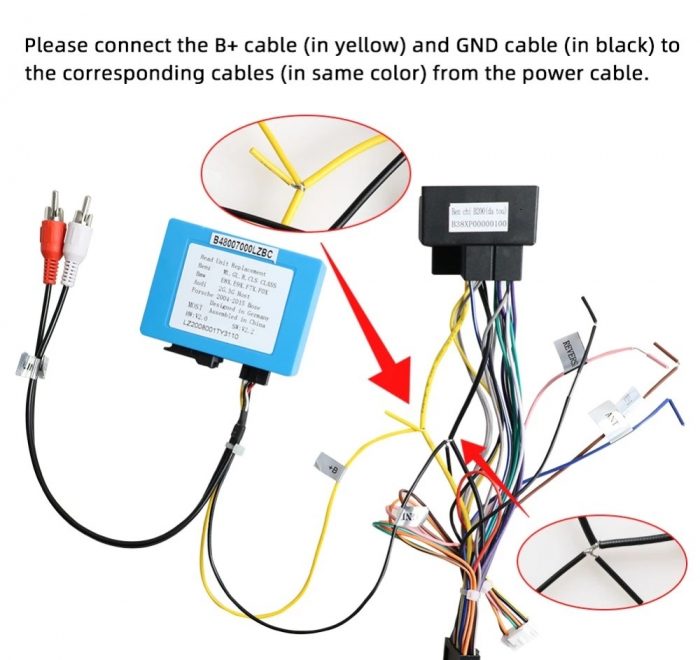 Modul adaptor fibra optica MERCEDES ML GL R CLS CLASS [3]