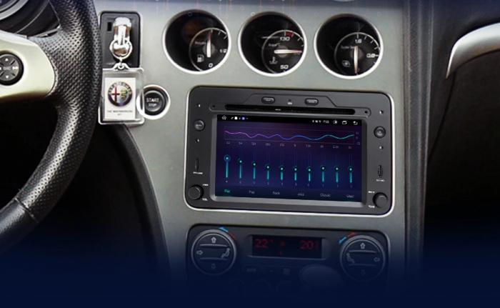 Navigatie Alfa Romeo 159, Brera, Spider, Android 12, 2GB RAM 32GB, google maps, youtube, wifi, waze, bluetooth [4]