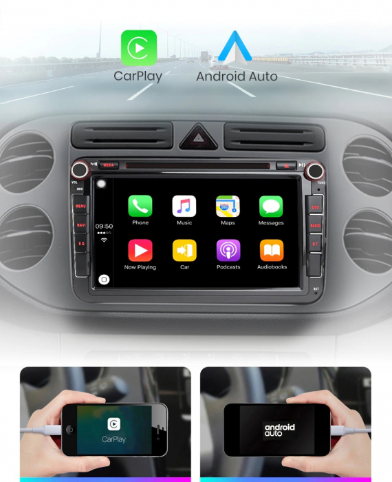 Navigatie VW Golf 6 (2003-2013), Android, Ecran 8 inch, 2GB RAM 64GB [5]