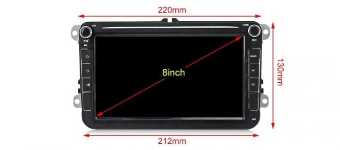 Navigatie VW Golf 5 (2003-2013), Android, Ecran 8 inch, 2GB RAM 64GB [8]