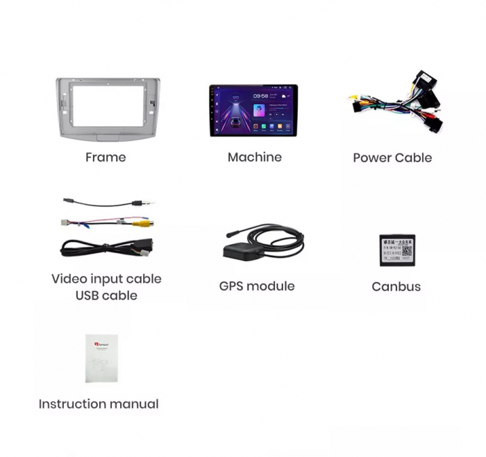 Navigatie vw passat b6, passat b7, passat cc, android 11, 2GB RAM, ecran 10.2 inch, wifi, youtube, google maps, waze, bluetooth [8]