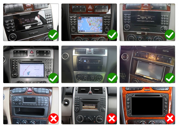 Navigatie C-class w203 (2004-20007), Android, Ecran 7 inch, 2GB RAM 64GB [3]