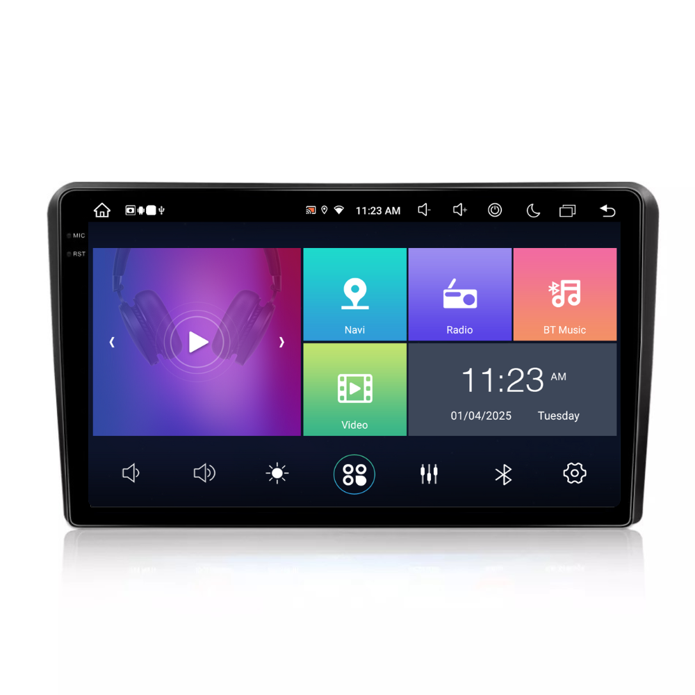 Navigatie Audi A3 (2003-2011), Android, Ecran 9 inch, 8GB RAM 256GB, 8-core [3]