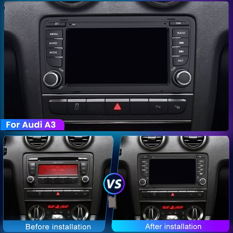 Navigatie audi A3 (2003-2011), android 12, 4GB RAM 64GB, 8-core [4]