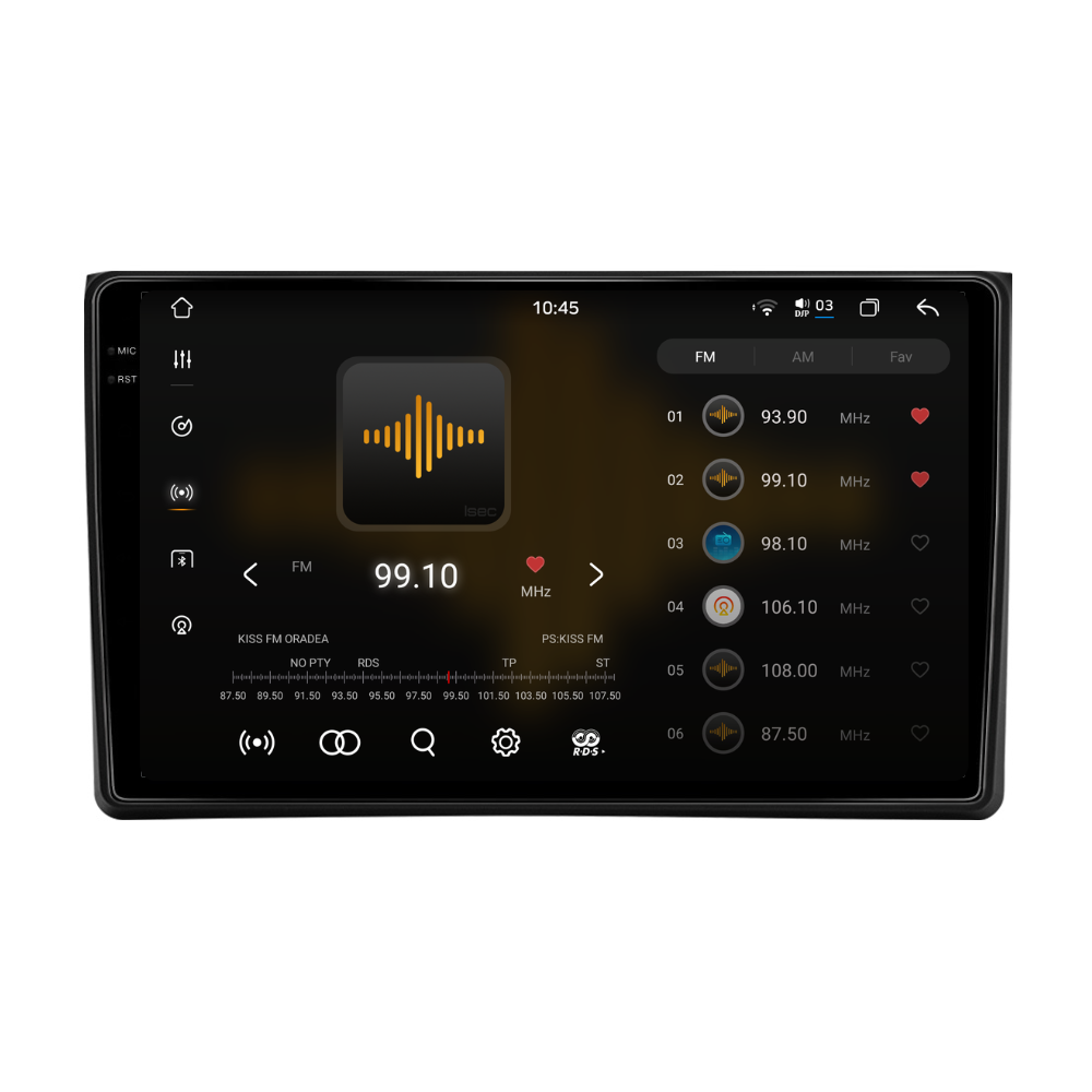 Navigatie Audi A4 (2002-2008), Android, Ecran 9 inch 2K, 12GB RAM 256GB, 8-core [3]