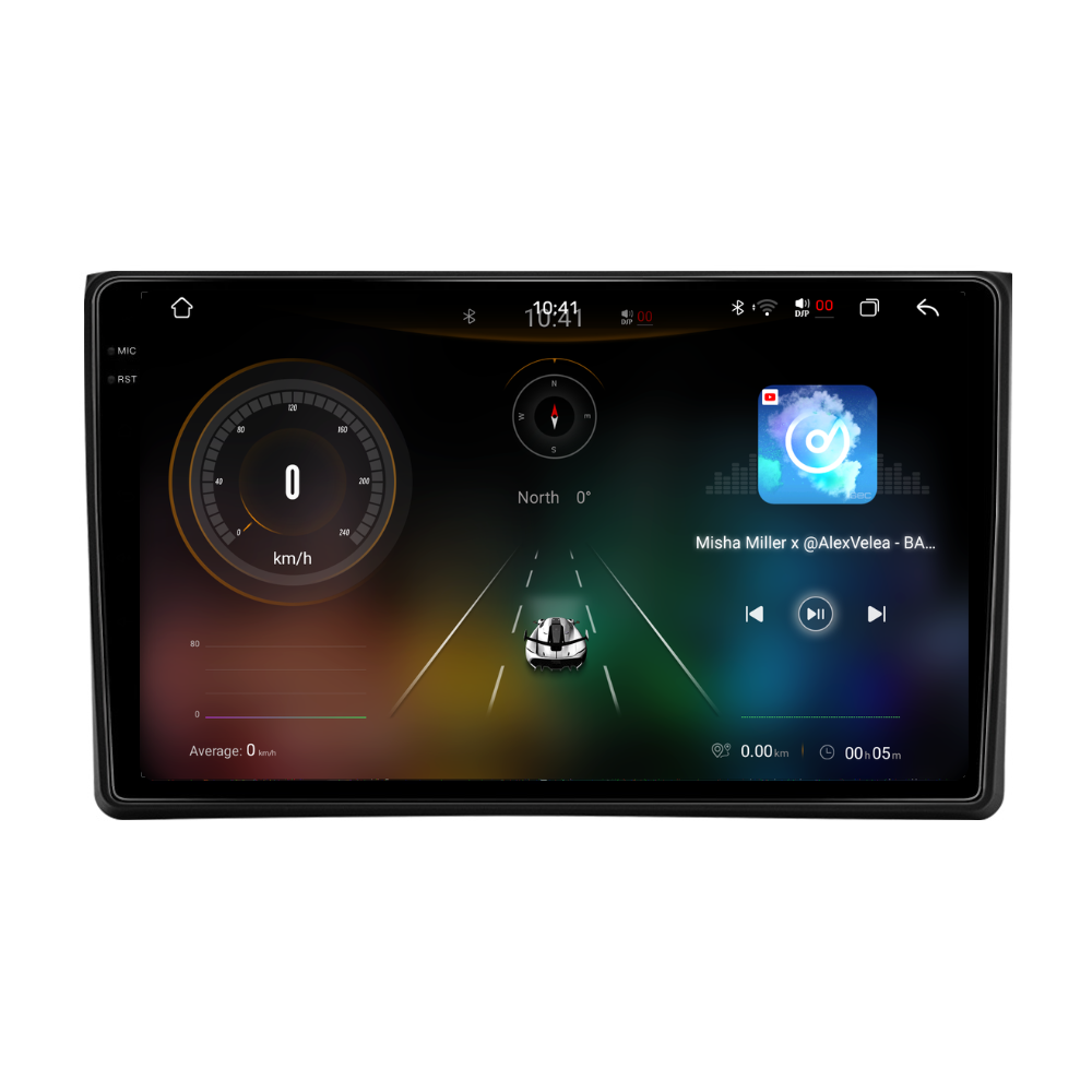Navigatie Audi A4 (2002-2008), Android, Ecran 9 inch 2K, 12GB RAM 256GB, 8-core [2]