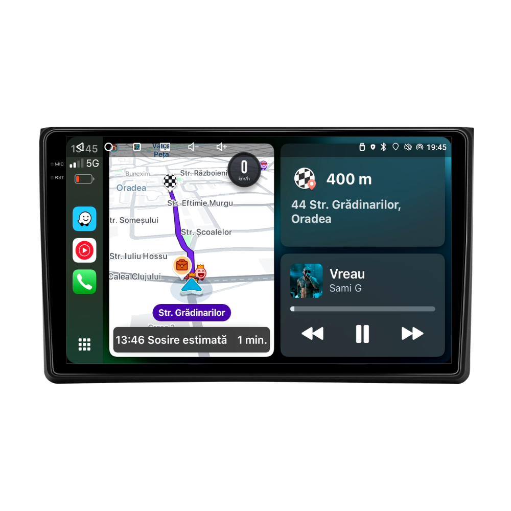 Navigatie Audi A4 (2002-2008), Android, Ecran 9 inch, 6GB RAM 128GB, 8-core [2]