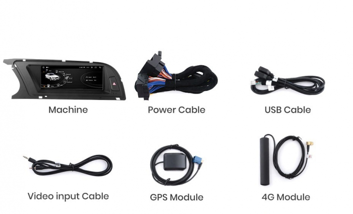 Navigatie Audi A4 B8, A5 2013-2016, Android, Carplay, 4GB RAM 64GB, youtube, waze, google maps [8]