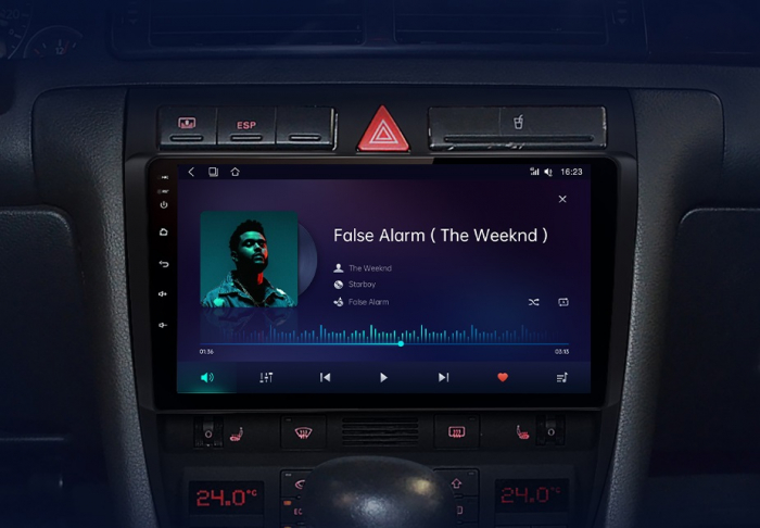 Navigatie audi a6 c5 1997-2006, android 12, 1GB RAM, wifi, waze, youtube, google maps, bluetooth [6]