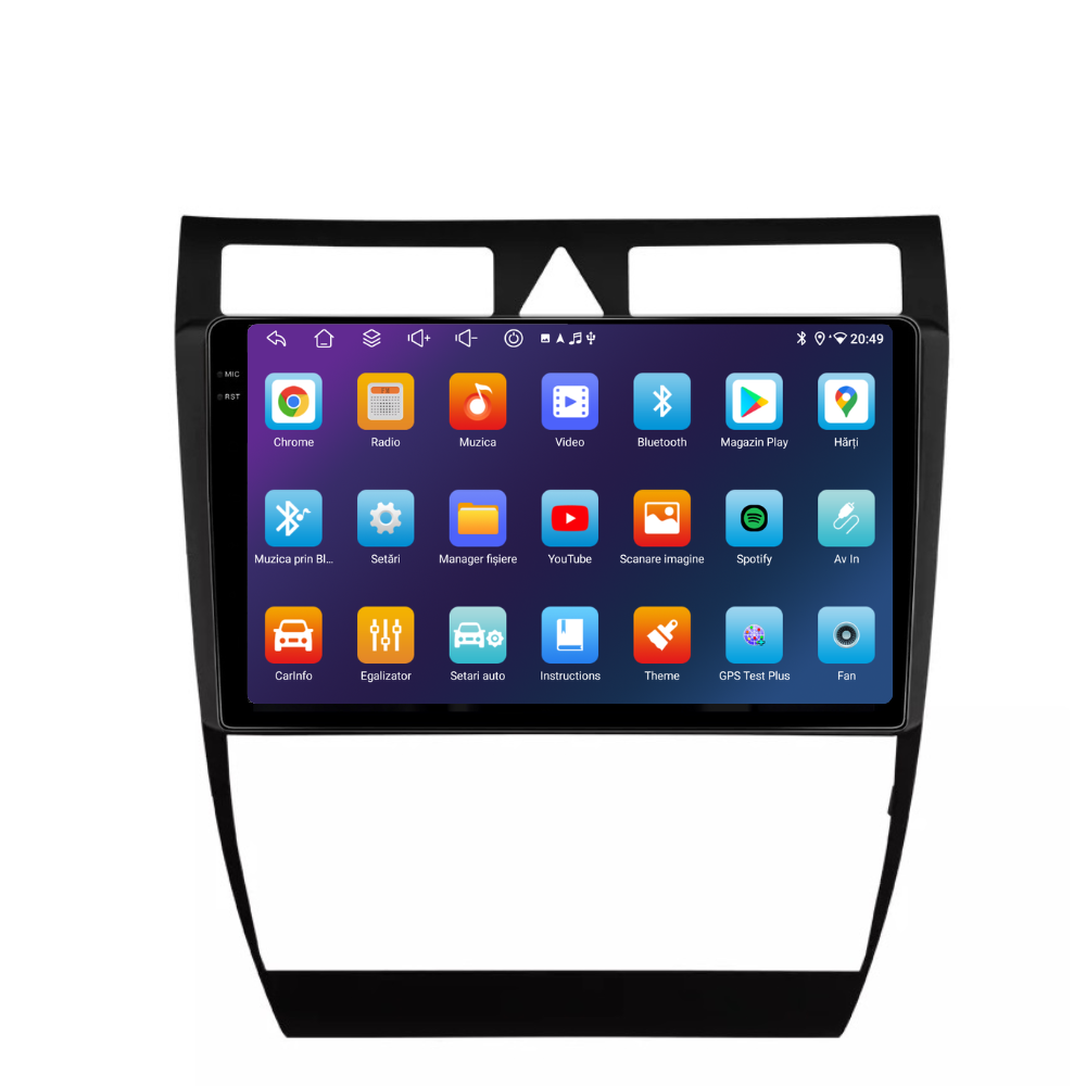 Navigatie Audi A6 C5 (1997-2006), Android, Ecran 9 inch, 4GB RAM 64GB, 8-core [5]