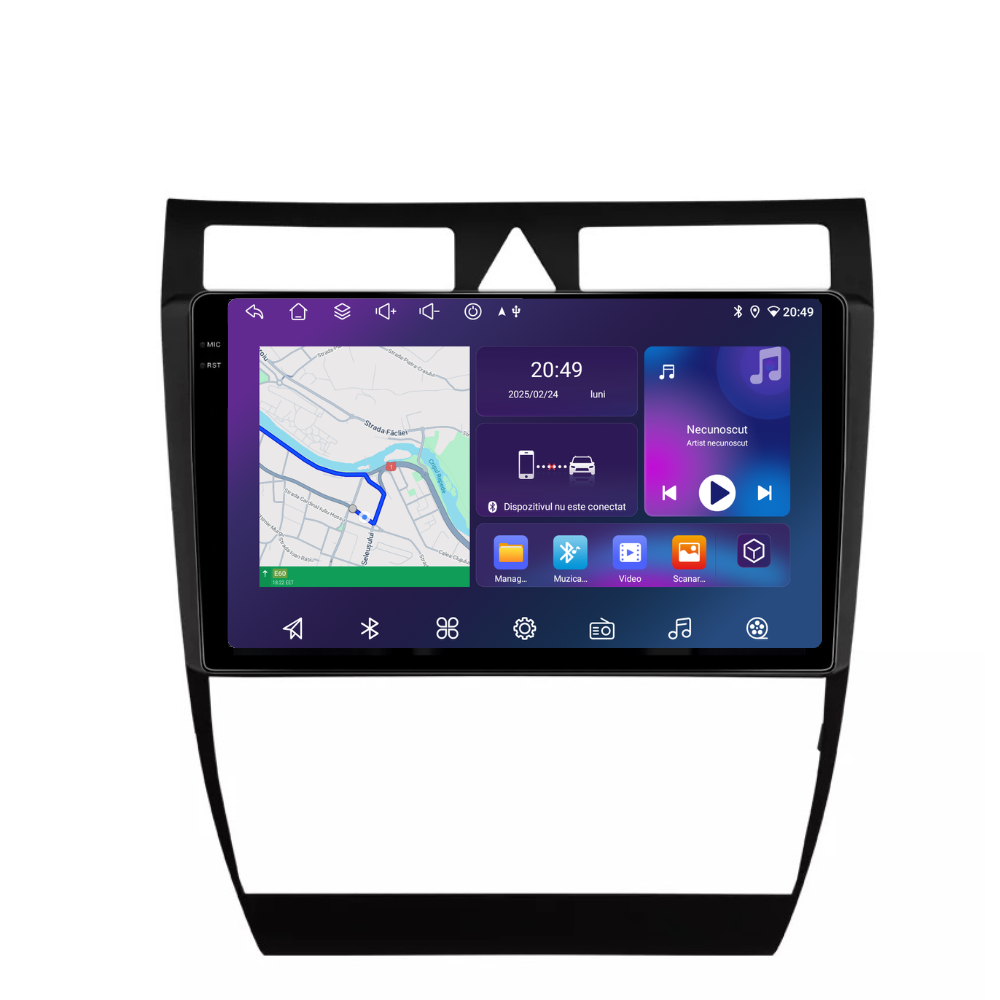Navigatie Audi A6 C5 (1997-2006), Android, Ecran 9 inch, 4GB RAM 64GB, 8-core [3]
