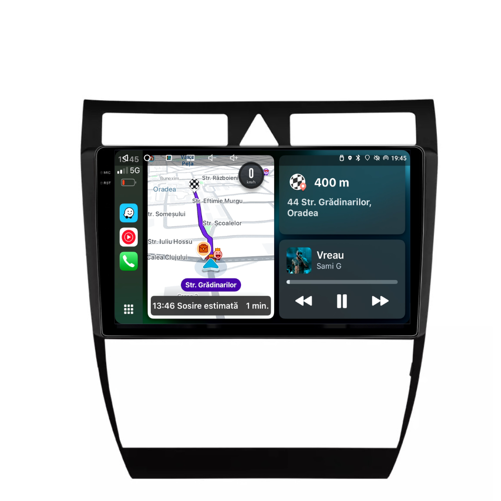 Navigatie Audi A6 C5 (1997-2006), Android, Ecran 9 inch, 6GB RAM 128GB, 8-core [2]