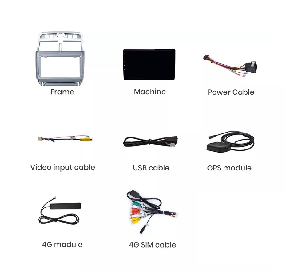 Navigatie Peugeot 307 (2002-2013), Ecran 2K 9 inch, 8GB RAM 256GB, 8core [10]
