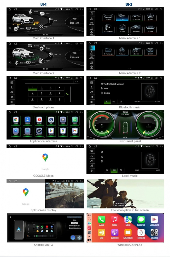 Navigatie Audi A6 C6 (2005-2009) Android, Ecran 8.8 inch, 8GB RAM 256GB [4]