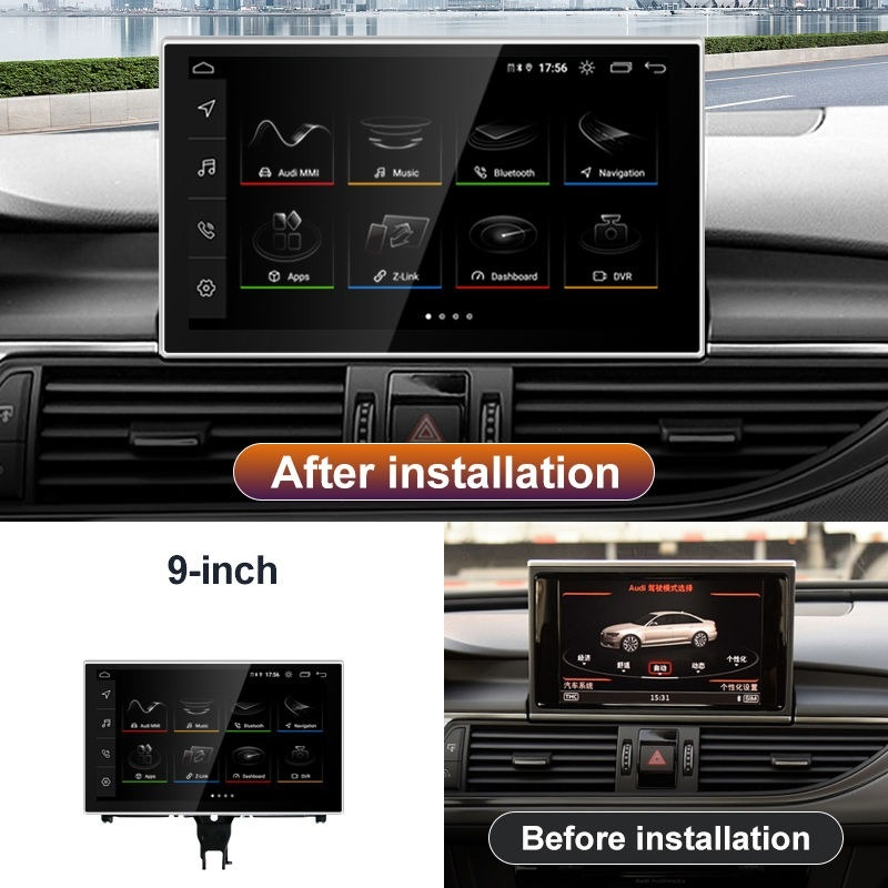 Navigație Audi A6 C7 (2009-2018) Android, Ecran 9 inch, 8GB RAM, 128GB – Performanță și design modern [4]