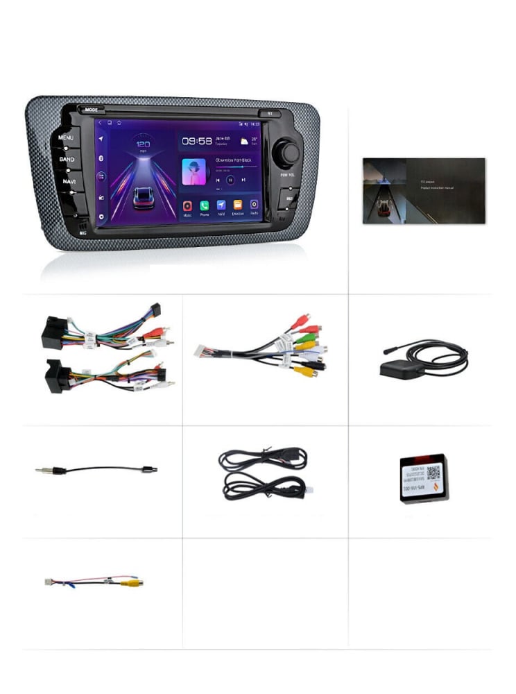 Navigatie Seat Ibiza 6J 2009-2013, Android, 2GB RAM 32GB, carplay / android auto [4]