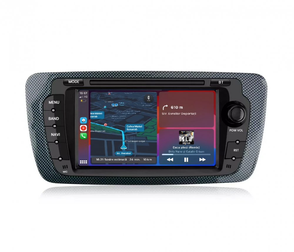 Navigatie Seat Ibiza 6J 2009-2013, Android, 4GB RAM 64GB, carplay / android auto [1]