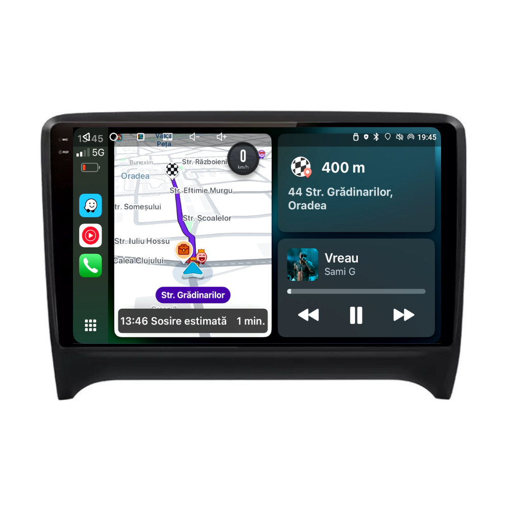 Navigatie Audi TT (2006-2014), Android, Ecran 9 inch, 6GB RAM 128GB, 8-core [2]