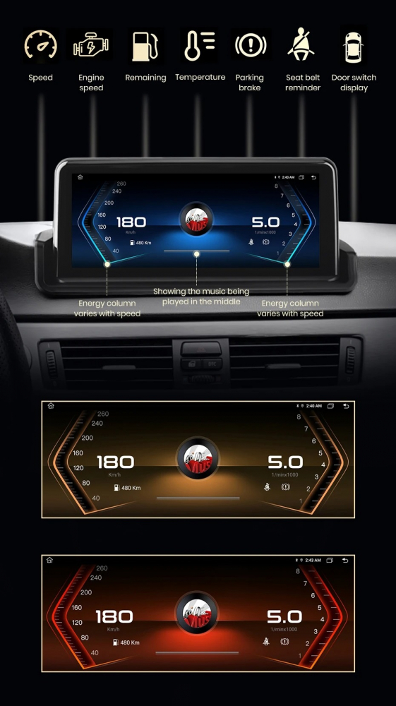 Navigatie BMW Seria 3 E90 (2004-2012), Android, 4GB RAM 64GB, 8-core [14]