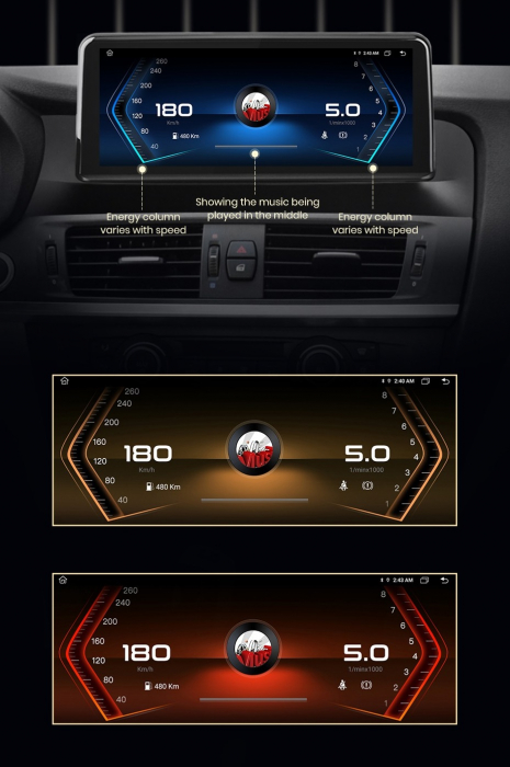 Navigatie Bmw seria 5 (2011-2012), 8GB RAM 256GB, Ecran 10.25 inch, 8-core, sistem CIC [11]