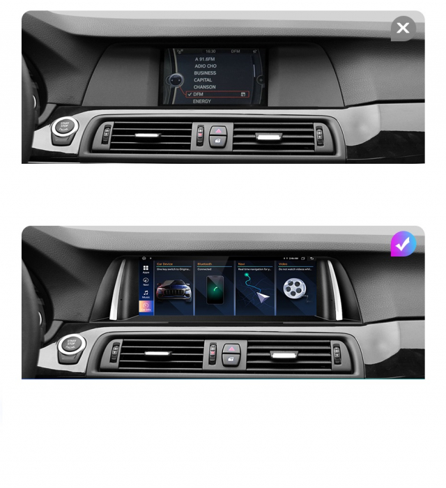 Navigatie Bmw seria 5 (2011-2012), 4GB RAM 64GB, 8-core, sistem CIC [10]