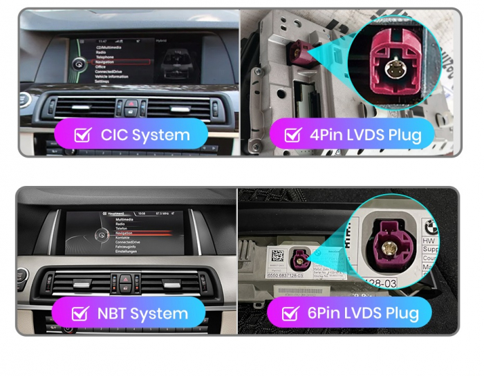 Navigatie Bmw seria 5 (2011-2012), 4GB RAM 64GB, 8-core, sistem CIC [3]