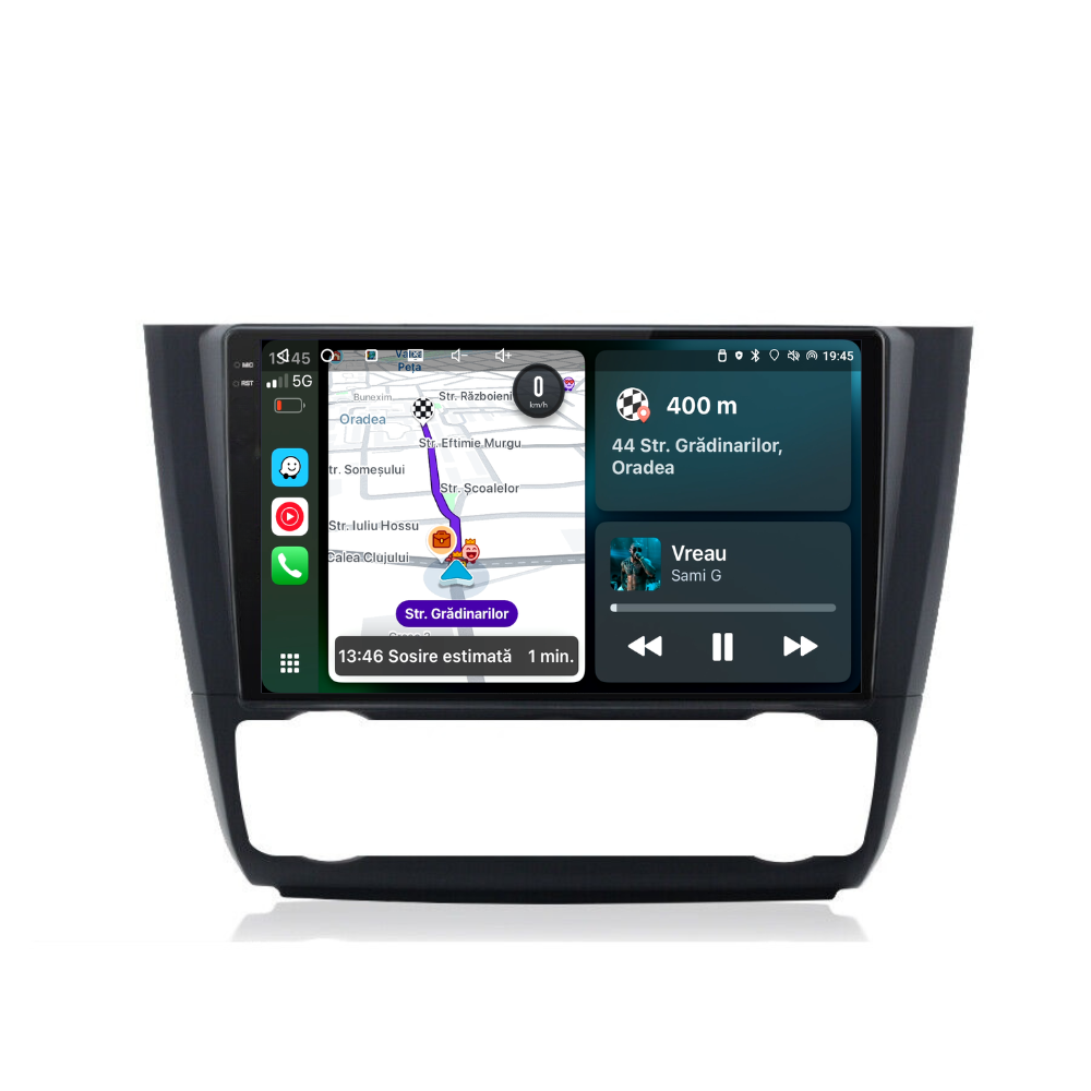 Navigatie Bmw Seria 1 E87 / E88 (2004-2011), Android, Ecran 9 inch, 4GB RAM 64GB, 4-core [1]