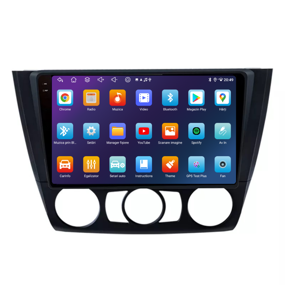 Navigatie Bmw Seria 1 E87 / E88 (2004-2011), Android, Ecran 9 inch, 6GB RAM 128GB, 8-core [4]