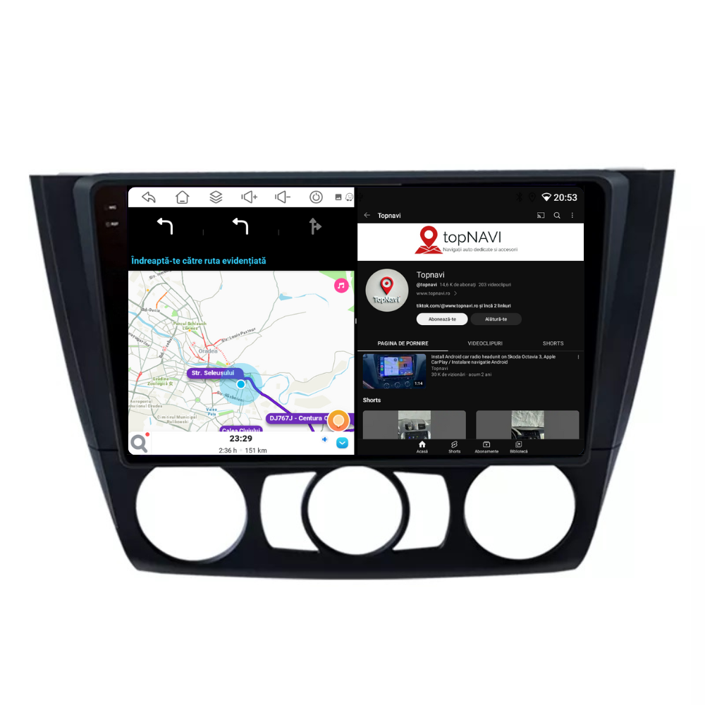 Navigatie Bmw Seria 1 E87 / E88 (2004-2011), Android, Ecran 9 inch, 6GB RAM 128GB, 8-core [5]