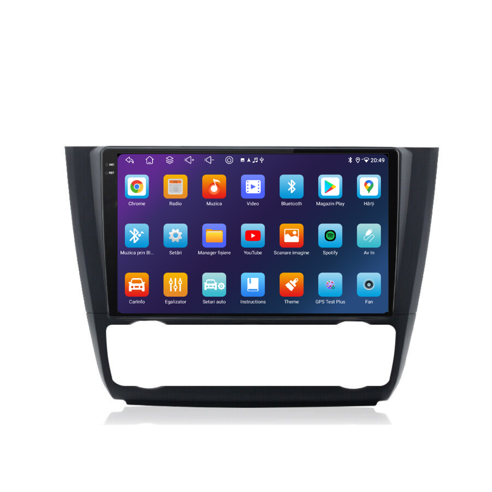 Navigatie Bmw Seria 1 E87 / E88 (2004-2011), Android, Ecran 9 inch, 6GB RAM 128GB, 8-core [4]