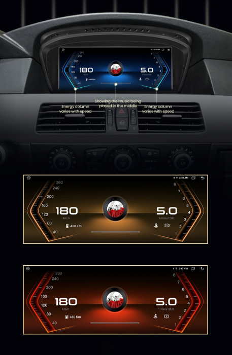 Navigatie BMW Seria 5 E60 (2004-2008), Android, 4GB RAM 64GB, 8-core, sistem CCC [6]