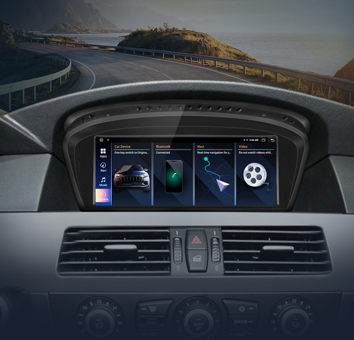 Navigatie BMW Seria 5 E60 (2009-2010), Android, 8GB RAM 256GB, 8-core, sistem CIC [7]