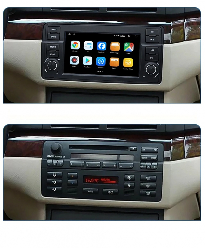 Navigatie Bmw seria 3 E46 (1998-2006), 4GB RAM 64GB, ecran 7 inch [5]
